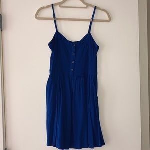 Blue casual mini dress!